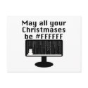 Geek Christmas Postcard