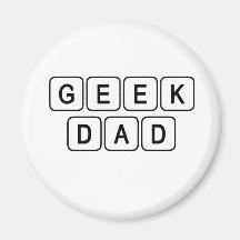 Geek Dad Refrigerator Magnets