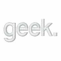 geek. Embroidered Hoodie