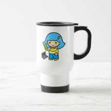 geek girl 2 coffee mugs