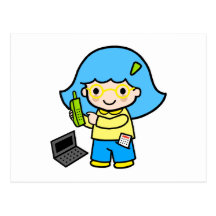 geek girl 2 post cards
