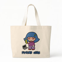 Geek Girl Tote Bags