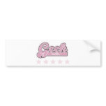 Geek Girl bumper stickers