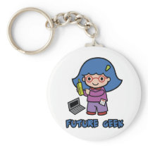 Geek Girl Keychains