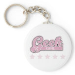 Geek Girl keychains