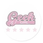 Geek Girl stickers