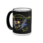 Geek Girl Zombie Skull