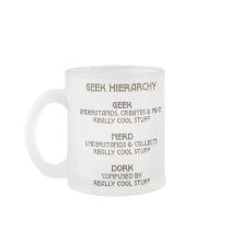 Geek Hierarchy (Bronzed) Coffee Mug