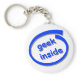 Geek Inside Keyring Key Chain