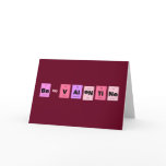 Geek Nerd Science Be My Valentine cards