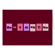 Geek Nerd Science Be My Valentine Greeting Cards