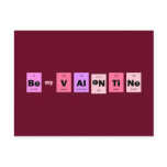 Geek Nerd Science Be My Valentine postcards