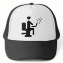 geek on toilet hats