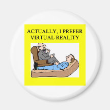geek psychology fridge magnet