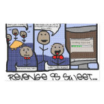 Geek Revenge is Sweet... stickers