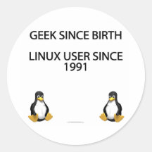 Geek since birth. Linux user since 1991 (stickers)