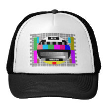 Geek Tees, BETA VERSION TEST PATTERN Trucker Hats