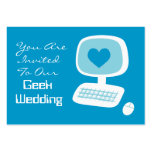 Geek Wedding Invitation Event Cards business cards