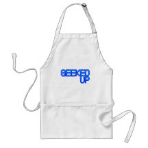 GEEKED UP blue jerkin jerk dance guys an girls Aprons