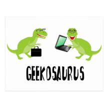 geekosaurus postcard