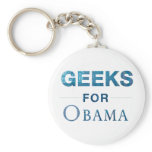Geeks for Obama Keychain
