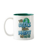Geeks Inherit Earth mugs