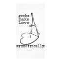 Geeks Make Love Symmetrically photo cards