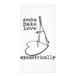 Geeks Make Love Symmetrically photo cards