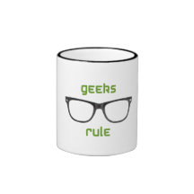 Geeks Rule Eyeglasses Coffee Mug