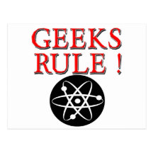 Geeks Rule !  with Atom Post Cards