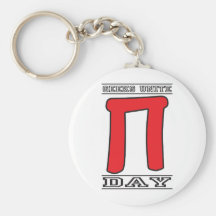 Geeks Unite Pi Day Keychain