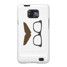 Geeky Moustache Galaxy S2 Case