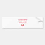 Geeky printer joke bumper sticker