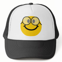 Geeky smiley hat