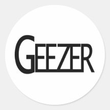 Geezer Sticker