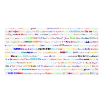Geir Text Design II Photo Card