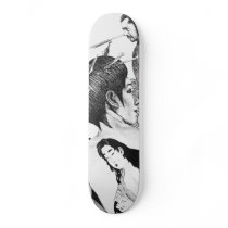 Geisha and the Samurai Custom Skateboard