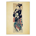 Geisha by Ikeda, Eisen Ukiyoe Card