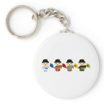 Geisha Dolls Key Chain