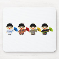 Geisha Dolls Mouse Mat