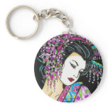 GEISHA  face a keychains