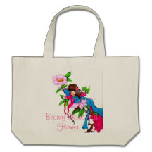 Geisha Thumbelina Canvas Bag