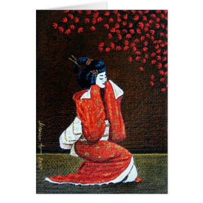 "Geisha's Dance" Cards by mareen