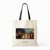 Geissler Procession By Francisco De Goya Tote Bags