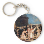 Geissler Procession By Francisco De Goya keychains