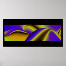 gelb blau lila abstract auf schwarz plakatdrucke