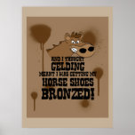 Gelding Horse posters