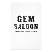 GEM SALOON STATIONERY