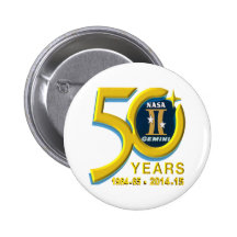 Gemini 50th Anniversary Logo Pin
