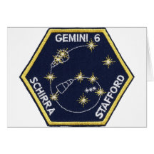 Gemini 6A (officially Gemini VI-A) Greeting Cards